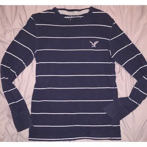 American Eagle Striped Long Sleeve, S